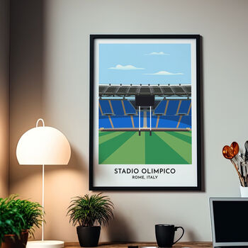 Any Rugby Six Nations Stadium Illustration Art Print Gift, 6 of 6