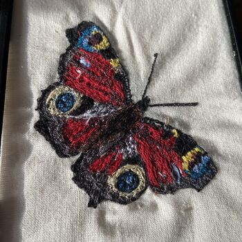 Handmade Butterfly Embroidery Art By RcO Embroidery ...