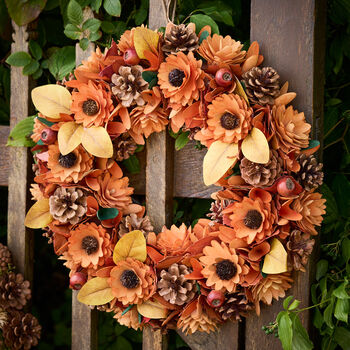 Autumn Forest Natural Door Wreath, 3 of 6