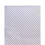 Sona Checkerboard Lilac And Cream Recycled Cotton Throw, thumbnail 5 of 5