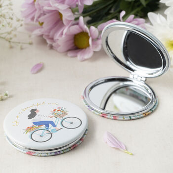 'Life Is A Beautiful Ride' Compact Mirror, 2 of 6