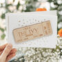 Personalised Wooden Ticket Gift Card, thumbnail 1 of 10