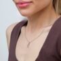 Blue Topaz Pearl Drop 925 Sterling Silver Necklace, thumbnail 1 of 3