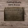Custom Bronze Welcome Sign, thumbnail 2 of 7