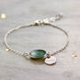 Sterling Silver Emerald Bracelet, thumbnail 4 of 9