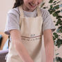 Personalised Embroidered Daddy And Me Apron Set, thumbnail 3 of 6