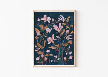 Folk Art Whimsical Floral Print, 2 of 5