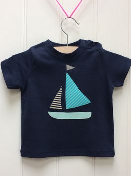Baby Sailing Boat T Shirt, 2 of 4