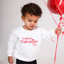 Valentines 'Cutest' Personalised Embroidered Sweatshirt, thumbnail 1 of 5