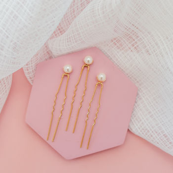 Gold Bridal Hair Pins, 3 of 3