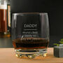 Personalised Happy Father's Day Engraved Glass, thumbnail 1 of 2