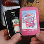 Personalised Ski Train Tin Alcohol Gift For Holiday, thumbnail 1 of 3