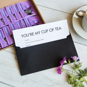 Letterbox Tea Gift With Personalised Note, 4 of 11