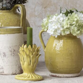 Artichoke Inspired Glazed Candlestick, 4 of 4