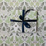 Fern And Bees Botanical Wrapping Paper, thumbnail 1 of 5