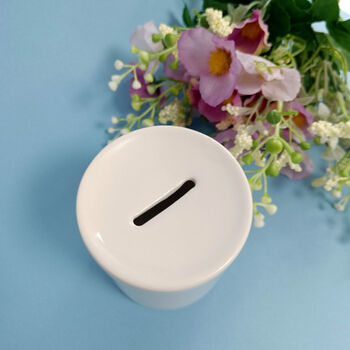 Personalised Wedding Fund Money Box, 6 of 6