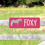 Personalised Stable Door Name Plate For Pony, thumbnail 1 of 3