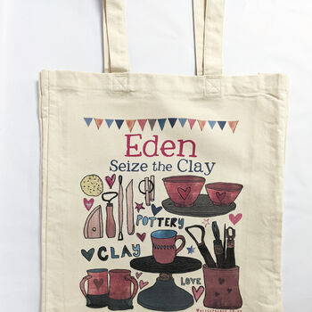Personalised Pottery Bag, 4 of 12