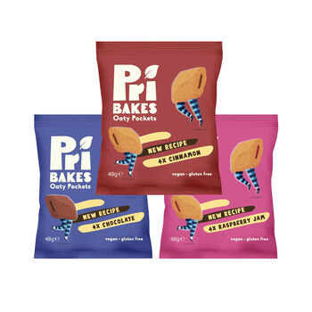 Oaty Pockets Treat 12x Cinnamon, Chocolate, Strawberry Or Combination, 2 of 8