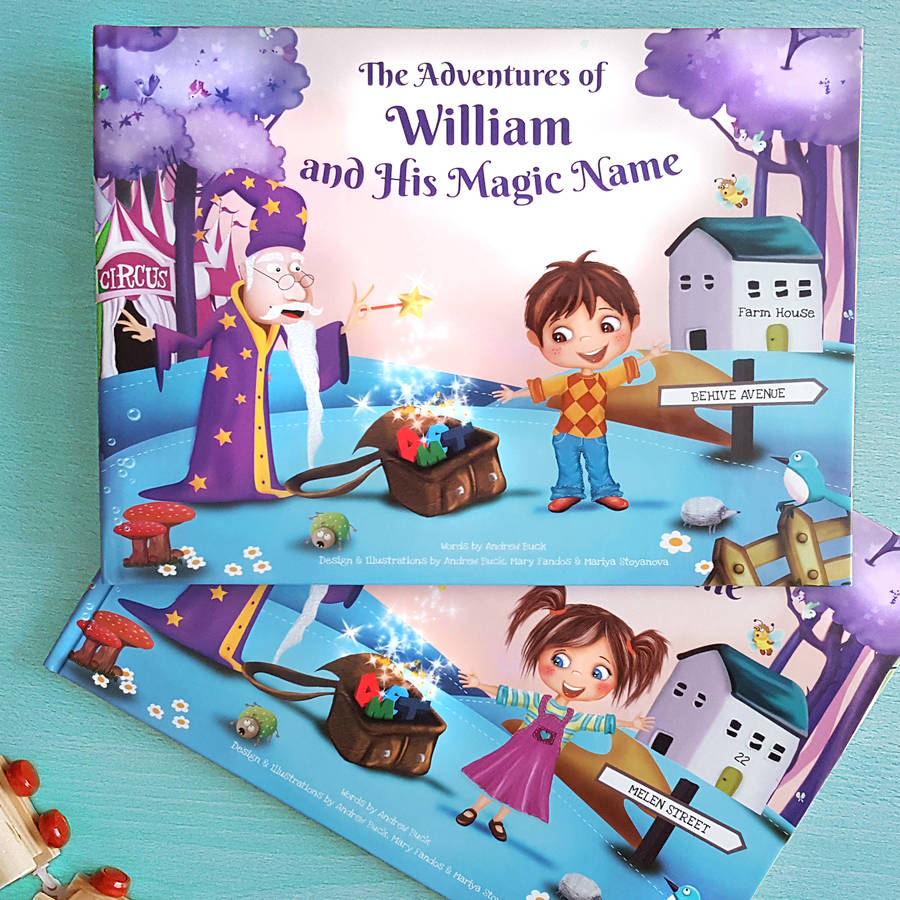 personalised keepsake story book with exclusive cover by my magic name ...