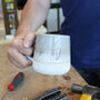Father's Day Ombre Glazed Hand Engraved Mug, thumbnail 4 of 10