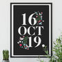 Special Date Personalised Print, thumbnail 5 of 6