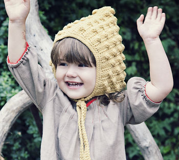 Baby And Child Mustard Pixie Hat, 2 of 9