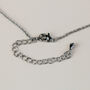 Sparkly Four Leaf Clover Pendant Necklace, thumbnail 2 of 3