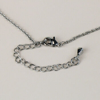 Sparkly Four Leaf Clover Pendant Necklace, 2 of 3