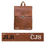 Personalised Leather Backpack 15 Inch Laptop Capacity, thumbnail 5 of 8