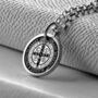 Personalised Silver Saint Benedict Necklace, thumbnail 1 of 7