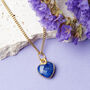 Gold Plated September Sapphire Necklace Card, thumbnail 2 of 7