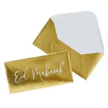 Eid Mubarak Gold Money Envelopes, 3 of 3