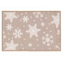 Floormatters Printed Natural Snowflake 2pcs 40x60 And 50x150, thumbnail 2 of 7