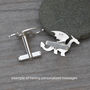 Dragon Cufflinks In Sterling Silver, thumbnail 4 of 5