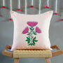 Juhi Floral Pink Cushion Cover, thumbnail 1 of 4