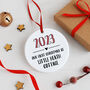 Personalised New Baby Christmas Decoration, thumbnail 3 of 4