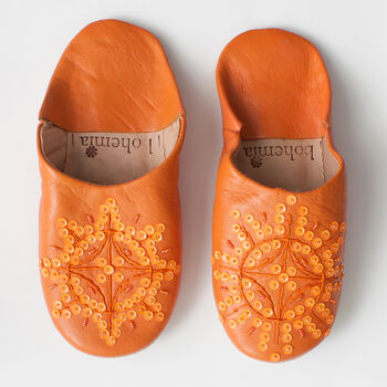 Leather Sequin Babouche Slippers | New Colours Added, 12 of 12