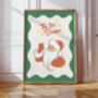 Tis The Season Santa Christmas Wall Art Print, thumbnail 5 of 6
