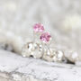 Pink Sapphire Earrings In Silver Or Gold, thumbnail 9 of 12