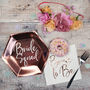 Hen Party Rose Gold Bride To Be Napkins, thumbnail 5 of 7