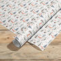 Christmas Forest Fox Gift Wrapping Paper Roll, thumbnail 2 of 3