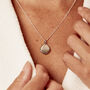 Organic Pebble Real Handwriting Necklace, thumbnail 5 of 9
