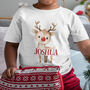 Cute Reindeer Name Christmas Children's Clothing, thumbnail 4 of 4