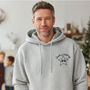 Personalised Santa’s Watching Star Hoodie – Fun Christmas Jumper For Dads, thumbnail 1 of 11