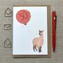 Personalised Alpaca Birthday Card, thumbnail 5 of 8
