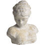 Aged Stone Effect Ladies Head Bust Woman Sculpture, thumbnail 2 of 3