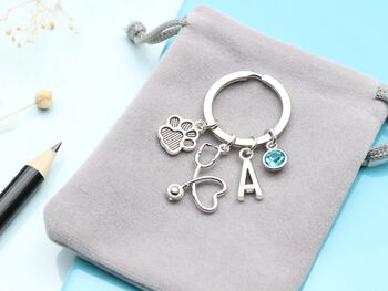 Personalised Veterinary Keyring Vet Thank You Gift, 8 of 11