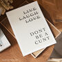 Live Laugh Love Wall Print, thumbnail 1 of 5
