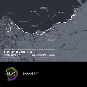 Personalised Edinburgh Marathon Poster, 12 of 12